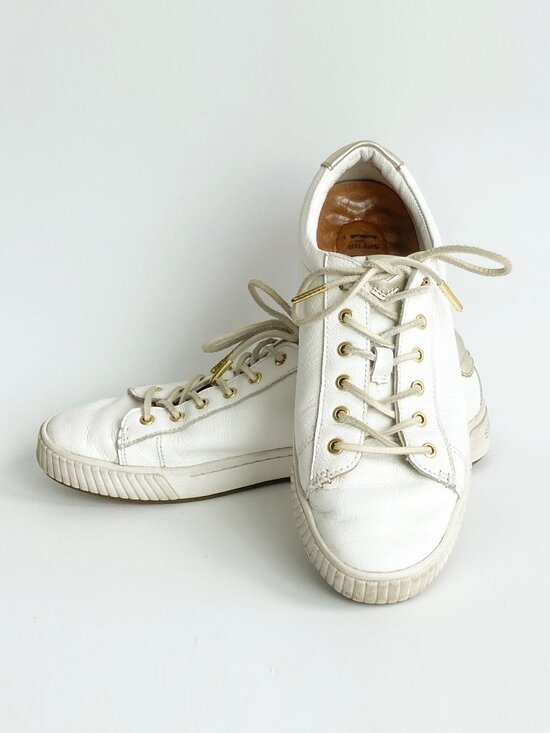 Sperry Shoes - Sperry Top Sider Leather Sneakers with Suede Laces